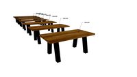 VI1Vx, Vivaldi Dining Table V Metal Legs