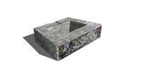 Retaining Wall Block - GeoStone Landscape (half-high) Mountain Blend Color