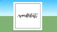 Quadro-Wanderlust Quadrado