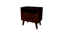 Haru Right-Facing Nightstand in Walnut by Modloft