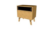 Haru Right-Facing Nightstand in Natural Oak by Modloft