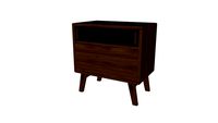 Haru Left-Facing Nightstand in Walnut by Modloft