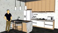 modern kitchen #现代风厨房设计 #简约风厨房设计