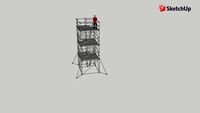 8'x8' Layher/ring-lock tower