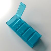Pill Organizer Box 3D Model