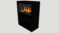 Bellfires BOX gas 80 with log store