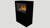 Bellfires BOX gas 75 with log store