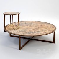 Set of 2 tables DRAENERT Charme