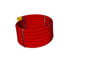 CORRUGATED TUBE ROLL FOR CABLE PASSAGE