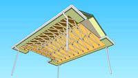 Truss Roof with Hip Returns and Soffit and Fascia