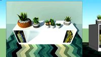 Mueble con suculentas