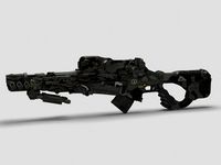 Sci Fi Gun 03 3D Model