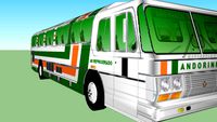 Um velho ônibus brasileiro