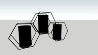 Hexagonal_Candle Altıgen Mumluk Dekorasyon