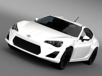 Toyota G 86 2012 3D Model