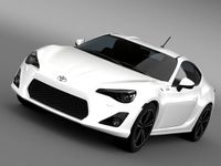 Toyota GT 86 2012 3D Model