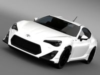 TRD Toyota GT 86 2014 3D Model
