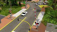 Colombian level crossing