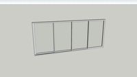 AWS Vantage Sliding Door 2400 tall x 5815 wide