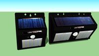 Arbotantes_Solares_Con_Sensor /Solar_Sensor_Wall_Light / Luminarios / Luces / Led