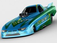 Dragster NHRA FunnyCar 3D Model