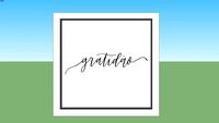 Quadro-Gratidão