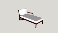 Chaise Maresias L73xP176xH84