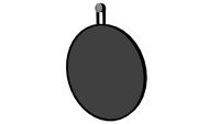 Foster 35in. Mirror in Cathedral Ebony by Modloft