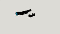 Bausch & Lomb BalVar8 Vintage Rifle Scope & mount, 1-8x