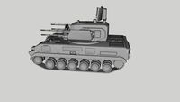 Self-Propelled Anti-Aircraft Artillery 3D model