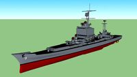 USS long beach 1985 refit version CGN-9 nuclear-powered guided missile cruiser