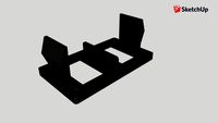 Toyota Land Cruiser 80 Series - Spare Switch Cover - Dual Rocker Switch