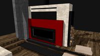 Panoramic fireplace