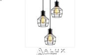 Pendente Adhara 3xE27 Preto