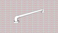 Barra de Apoio Reta em PVC com 700mm (BP36!7 BR1)
