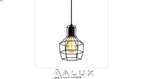 Pendente Adhara 1xE27 Preto