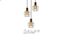 Pendente Adhara 3xE27 Cobre