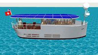 11m pocket yacht V10 - detailed interior