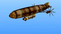 Fallout Tactics Airship (low poly)