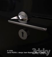 the handle on the door
