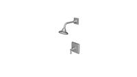 K-TS13134-4A Pinstripe(R) Pure Pure Rite-Temp(R) shower valve trim with lever handle and 2.5 gpm showerhead