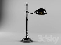 Franklin Pharmacy Task Table Lamp Bronze