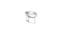 K-96057-L Highcliff(TM) Ultra Ultra ADA-height flushometer bowl with top spud and bedpan lugs