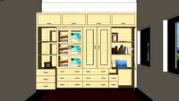 wall to wall bedroom almirah