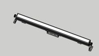 1m LED Batten with Vray Light Source