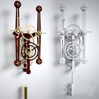 Wooden Clock &amp;quot;Sextus&amp;quot;