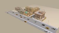 Baghdad/Iraqi style street scene.