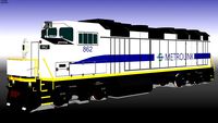 Metrolink Electro Motive Division F59PH (SCAX 862)