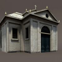 Church Roman 84 Low Poly 3d Model 3D Model