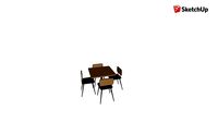 PERRY CHAIRS AND TABLE